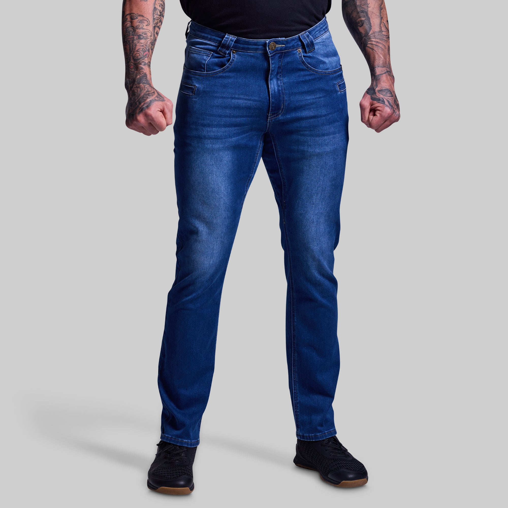 Born Primitive フレックスリーコン ジーンズ ブラック サイズ32 Men's Stretchy Jeans | Athletic Cut Jeans | Stretchy FLEX