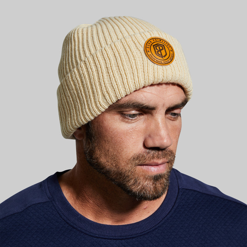 Heritage Knit Beanie (Oatmeal)