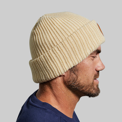 Heritage Knit Beanie (Oatmeal)