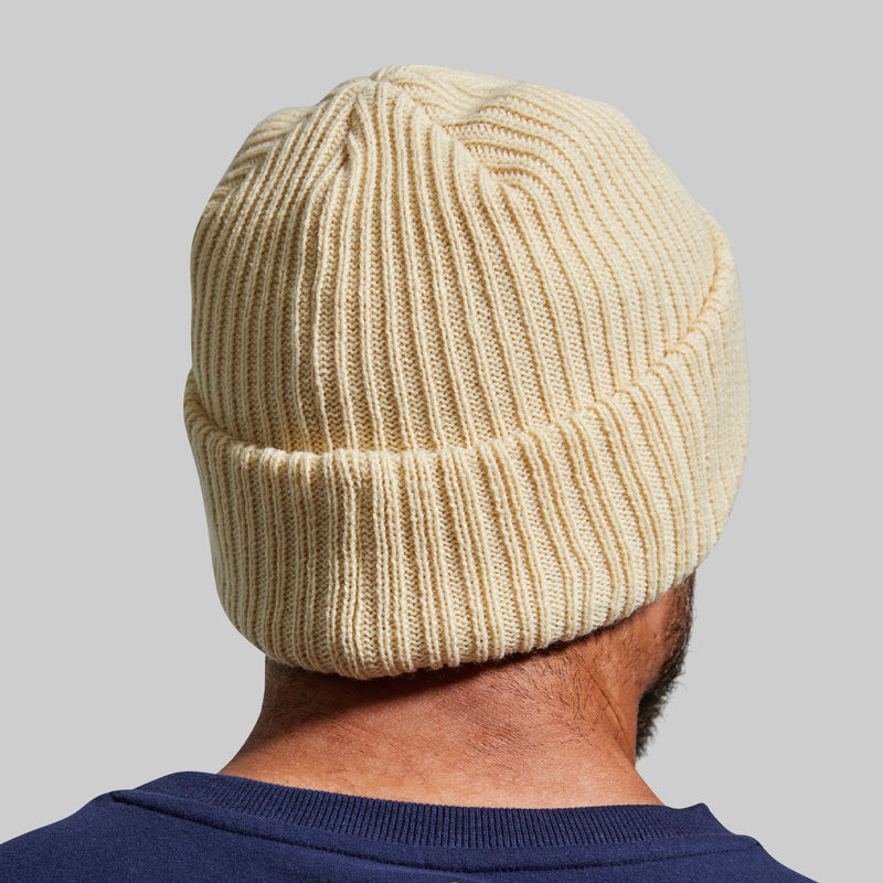 Heritage Knit Beanie (Oatmeal)