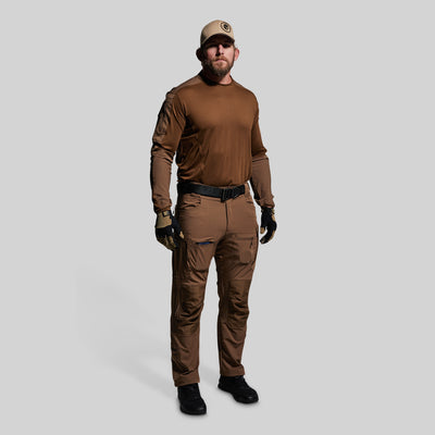 Long Sleeve Op Top (Coyote Brown)