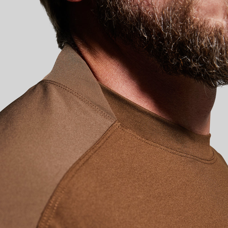 Long Sleeve Op Top (Coyote Brown)