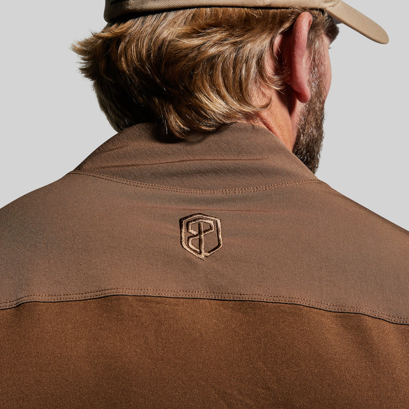 Long Sleeve Op Top (Coyote Brown)