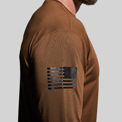 Long Sleeve Range Shirt Flag (Coyote Brown)