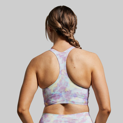 Synergy Cropped Sports Bra (Purple Sky)