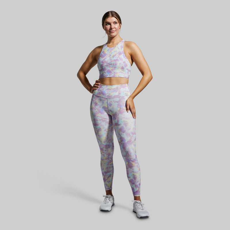 Synergy Cropped Sports Bra (Purple Sky)