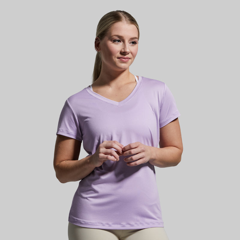 Athleisure Short Sleeve V-Neck (Enchanted)