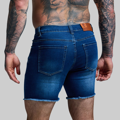 FLEX Stretchy Jort (Dark Wash 6")