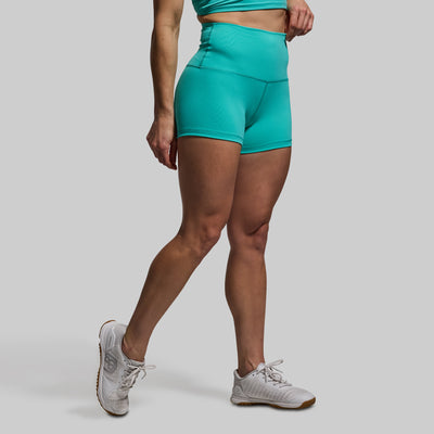 New Heights Booty Short (Turquoise)