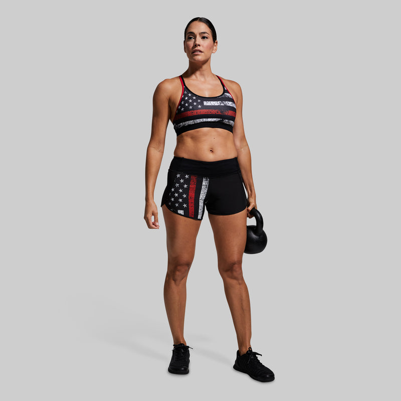 Warrior Sports Bra (Thin Red Line)