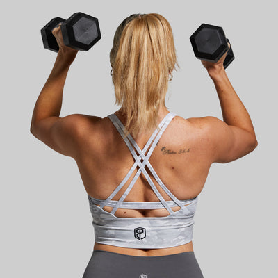 Crossfire Sports Bra (Brand Strength-Avalanche)