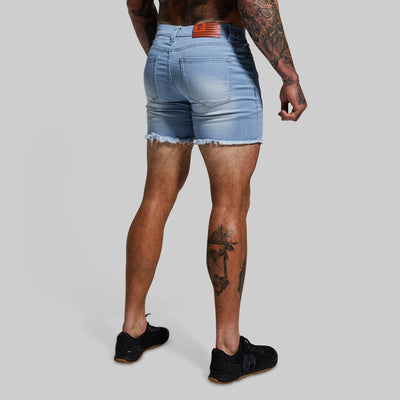 FLEX Stretchy Jort 6" (Light Wash)