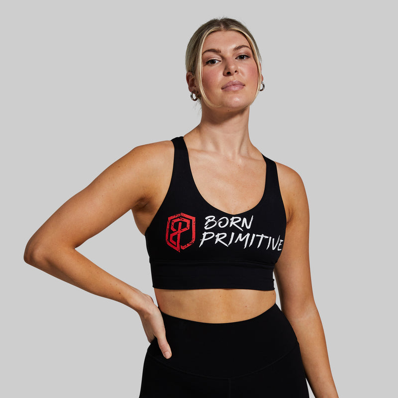 X-Factor Sports Bra (Brand Strength-Black)