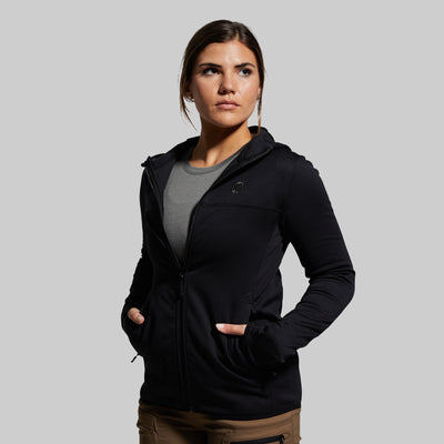 Women's Sentry Full Zip Hoodie (Black)