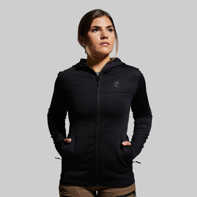 Women's Sentry Full Zip Hoodie (Black)