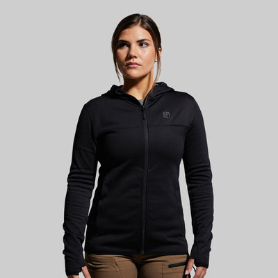 Women's Sentry Full Zip Hoodie (Black)