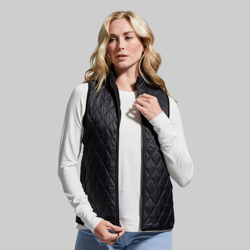 Breck Reversible Puffer Vest (Black)