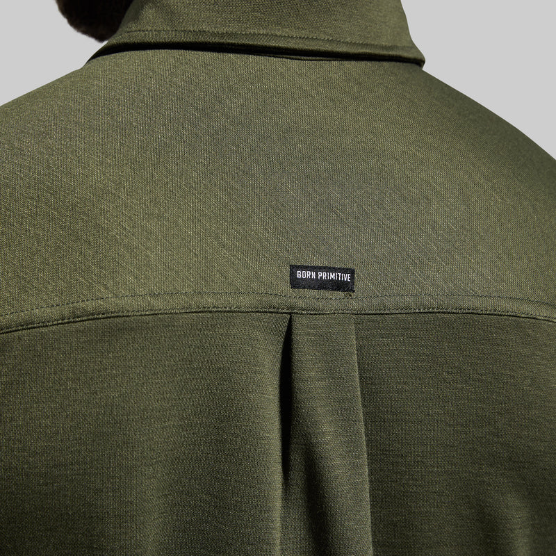 Woodsman Stretchy Flannel (Tactical Green)