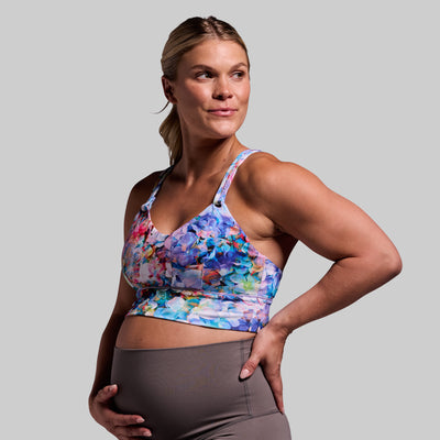 Milk and Muscles Nursing Sports Bra (Floral Refresh)