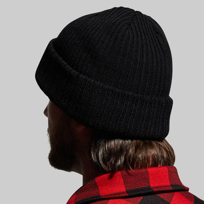 Heritage Knit Beanie (BPO-Black)