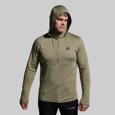 Men's Quiver Half Zip Hoodie (Sage Brush)