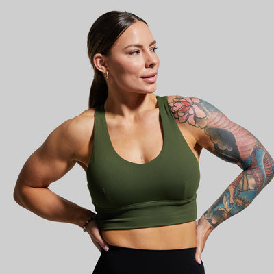 X-Factor Sports Bra (Tactical Green)