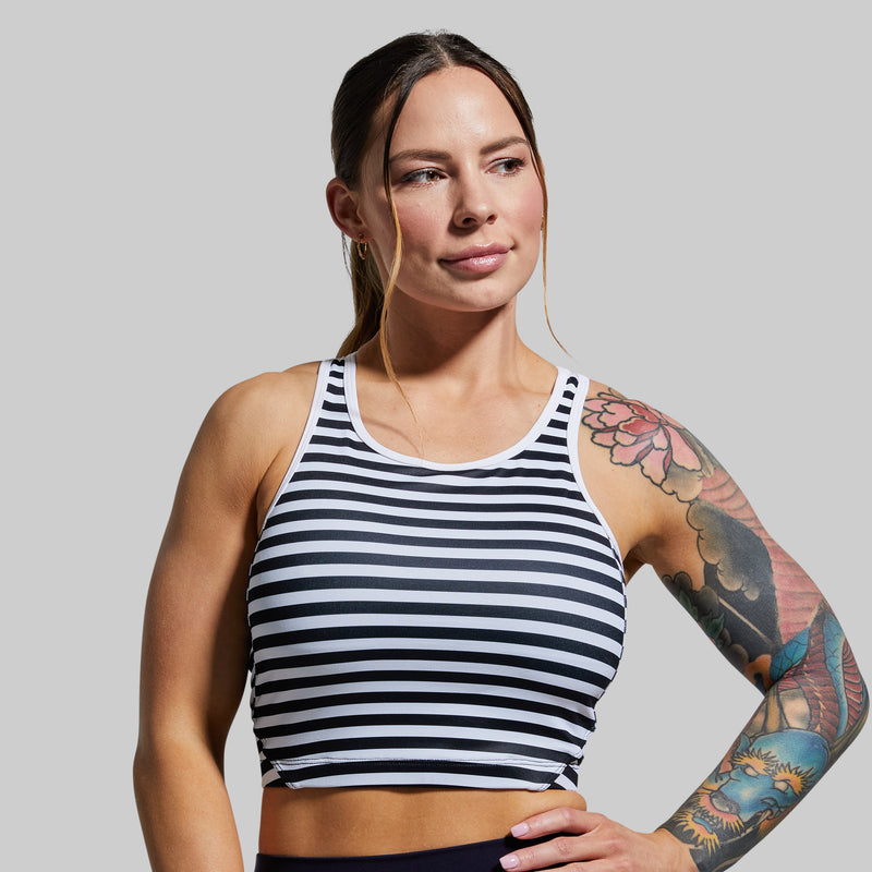 Meshed Up Cropped Sports Bra (Break Free)