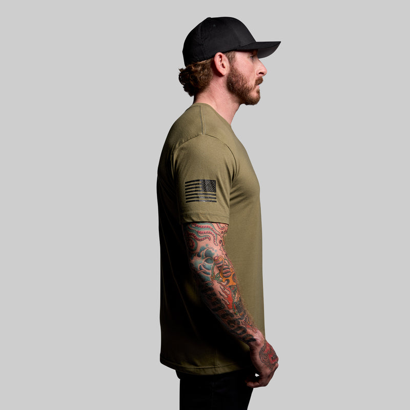 Tactical Skull Tee (Tactical Green)