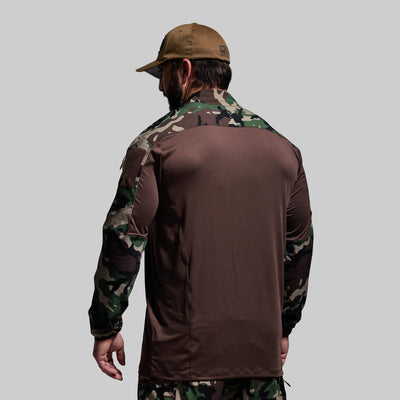 Long Sleeve Op Top (Woodland)