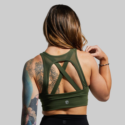 X-Factor Sports Bra (Tactical Green)