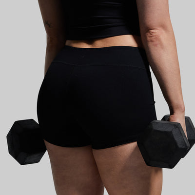 Renewed Vigor Booty Short 2.0 (Black)