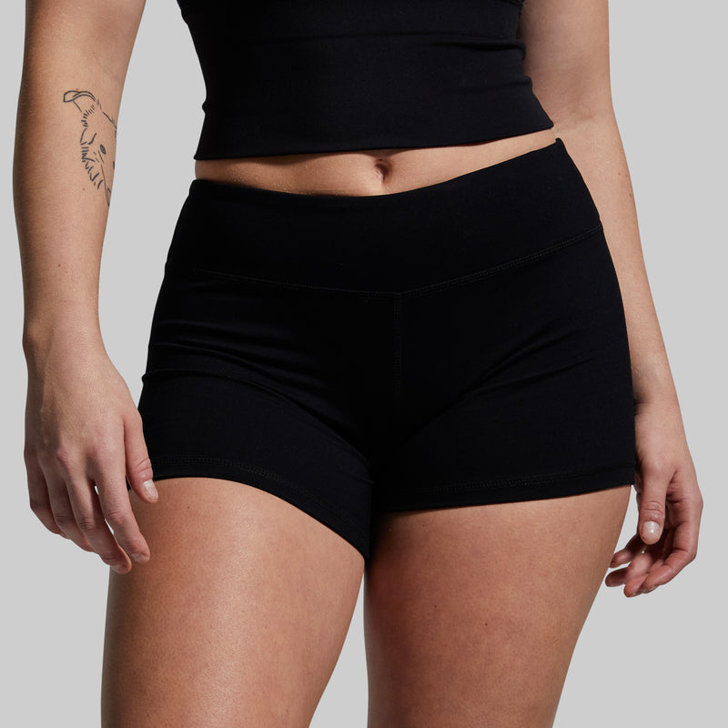 Renewed Vigor Booty Short 2.0 (Black)