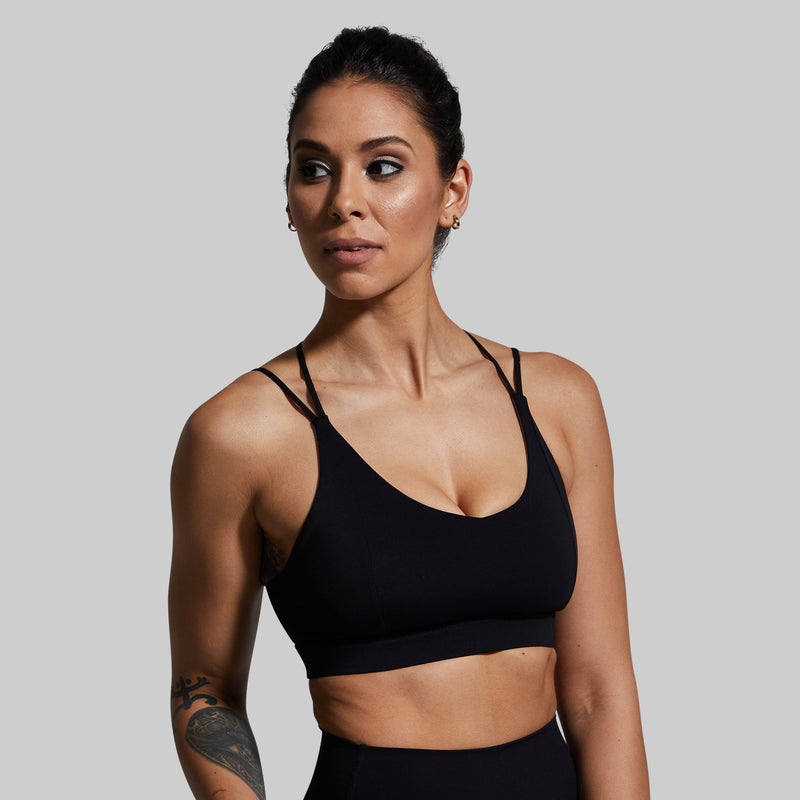 Exhale Sports Bra (Black)