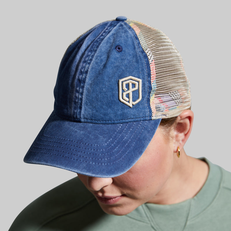 Relax Hat (Denim/Stripes)