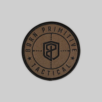 Born Primitive Tactical Velcro Patch (Coyote Brown)