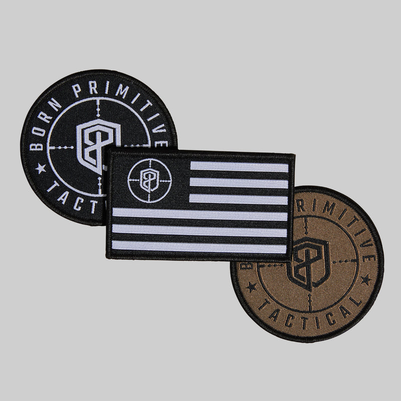 Born Primitive Tactical Velcro Patch (Black)